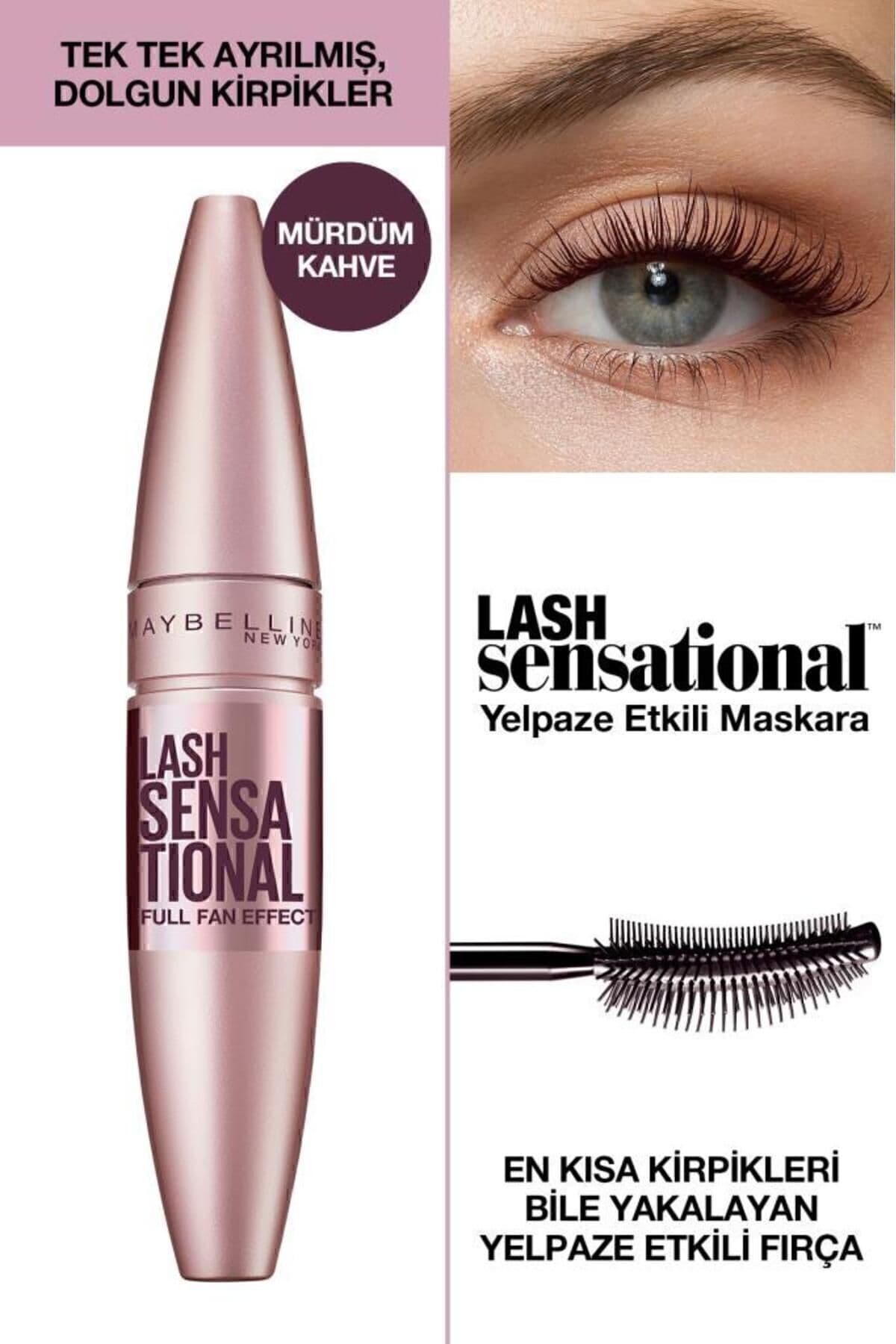 ریمل Maybelline New York قهوهای زرشکی مدل Lash Sensational ریمل Maybelline New York قهوهای زرشکی مدل Lash Sensational