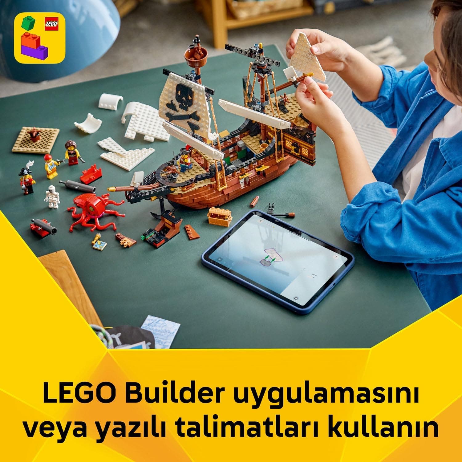 لگو Creator 3 در 1 کشتی نمادین دزدان دریایی مدل 31387 لگو Creator 3 در 1 کشتی نمادین دزدان دریایی مدل 31387