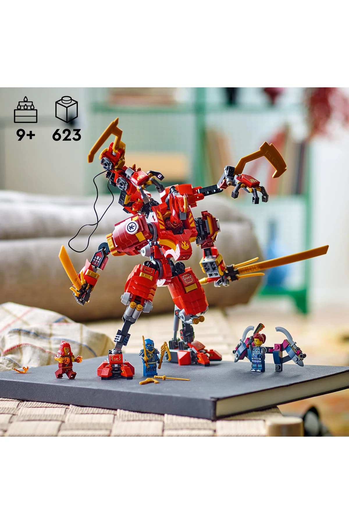 لگو NINJAGO ربات نینجایی صخرهنورد برای کودکان 9 سال به بالا مدل 71812 (623P) لگو NINJAGO ربات نینجایی صخرهنورد برای کودکان 9 سال به بالا مدل 71812 (623P)