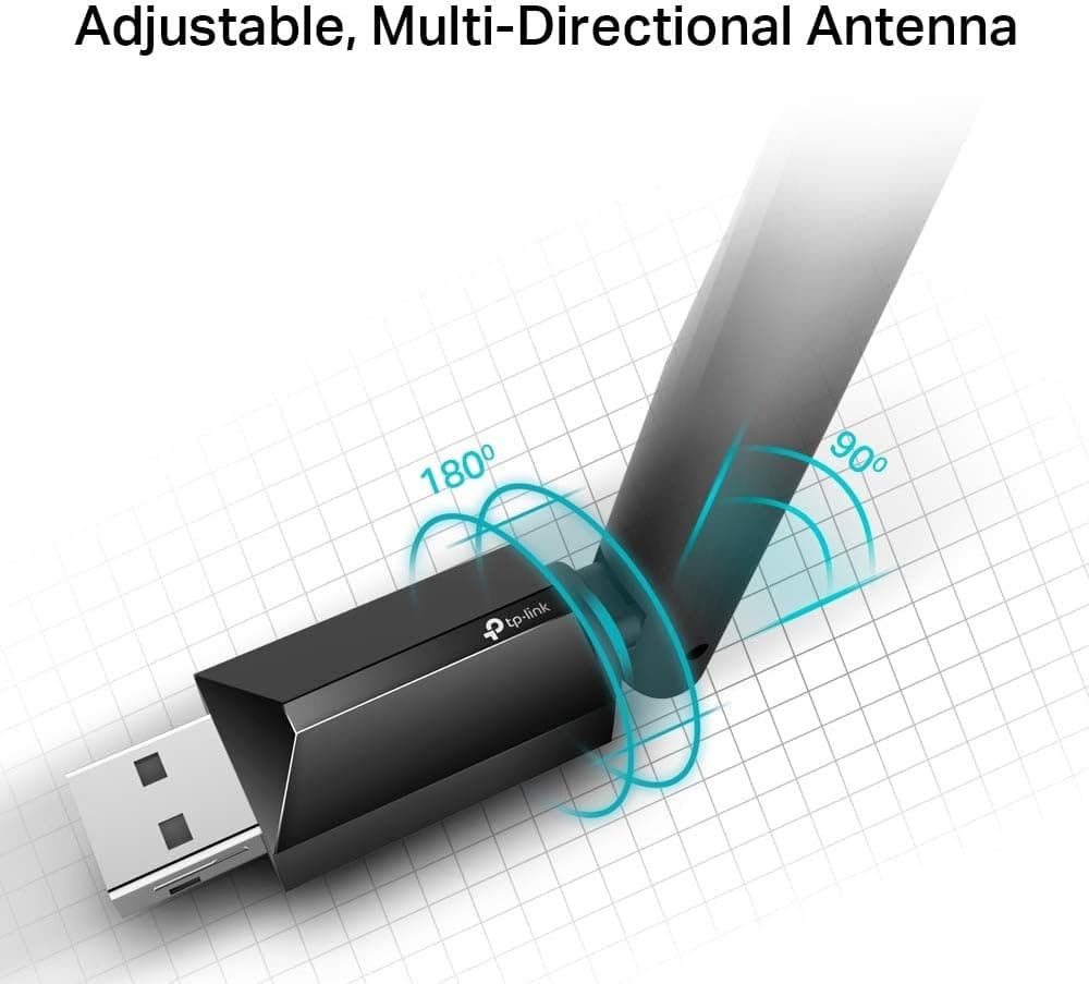 آداپتور USB بیسیم TP-Link AC 600 Mbps آنتندار مدل Archer T2U Plus آداپتور USB بیسیم TP-Link AC 600 Mbps آنتندار مدل Archer T2U Plus