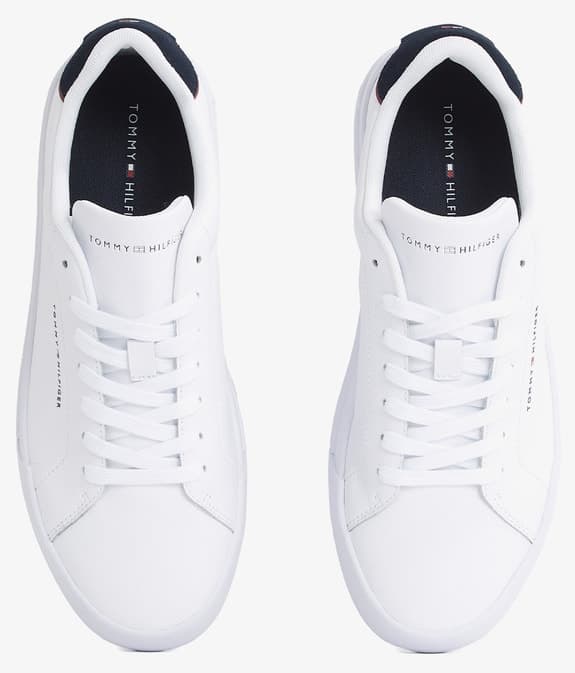کفش اسنیکر مردانه Tommy Hilfiger مدل Court سفید کفش اسنیکر مردانه Tommy Hilfiger مدل Court سفید