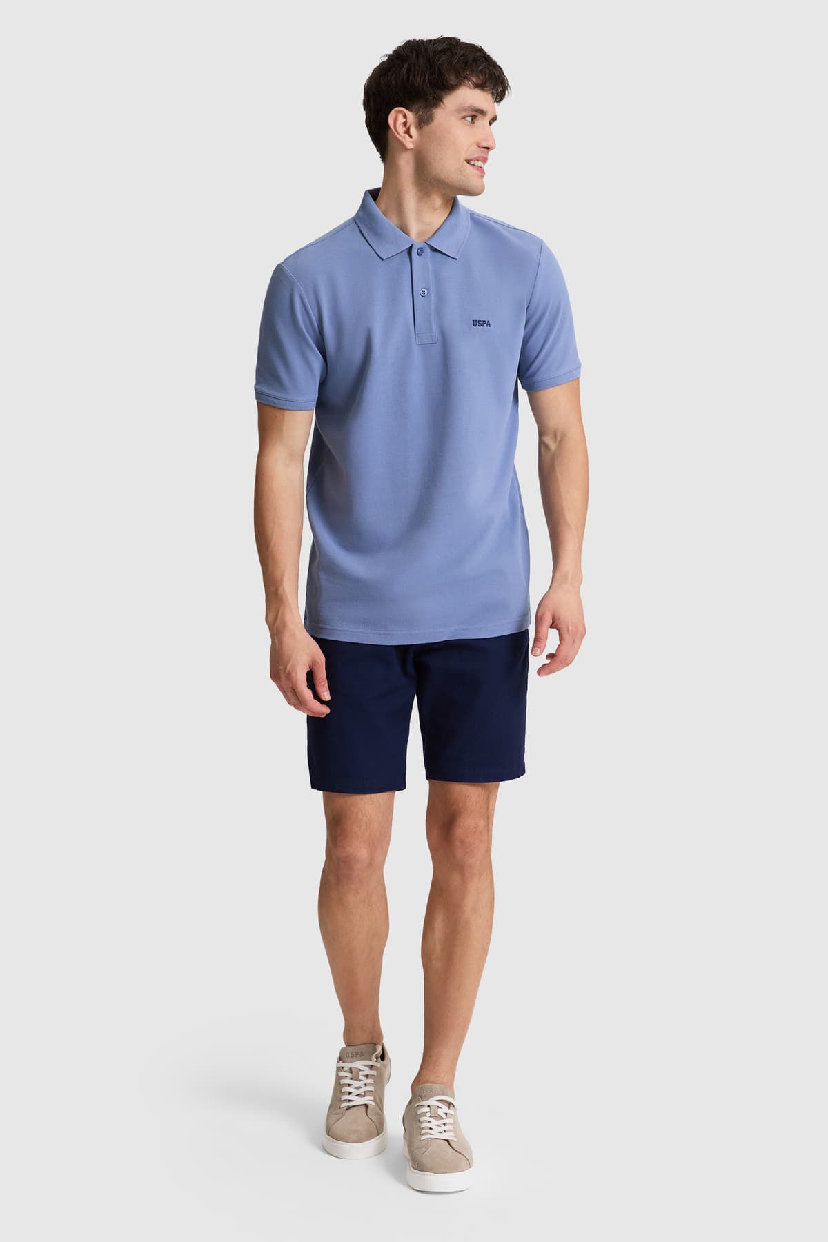 تیشرت مردانه U.S. Polo Assn. یقه پولو ایندیگو فیت معمولی مدل 50326963-VR028 تیشرت مردانه U.S. Polo Assn. یقه پولو ایندیگو فیت معمولی مدل 50326963-VR028