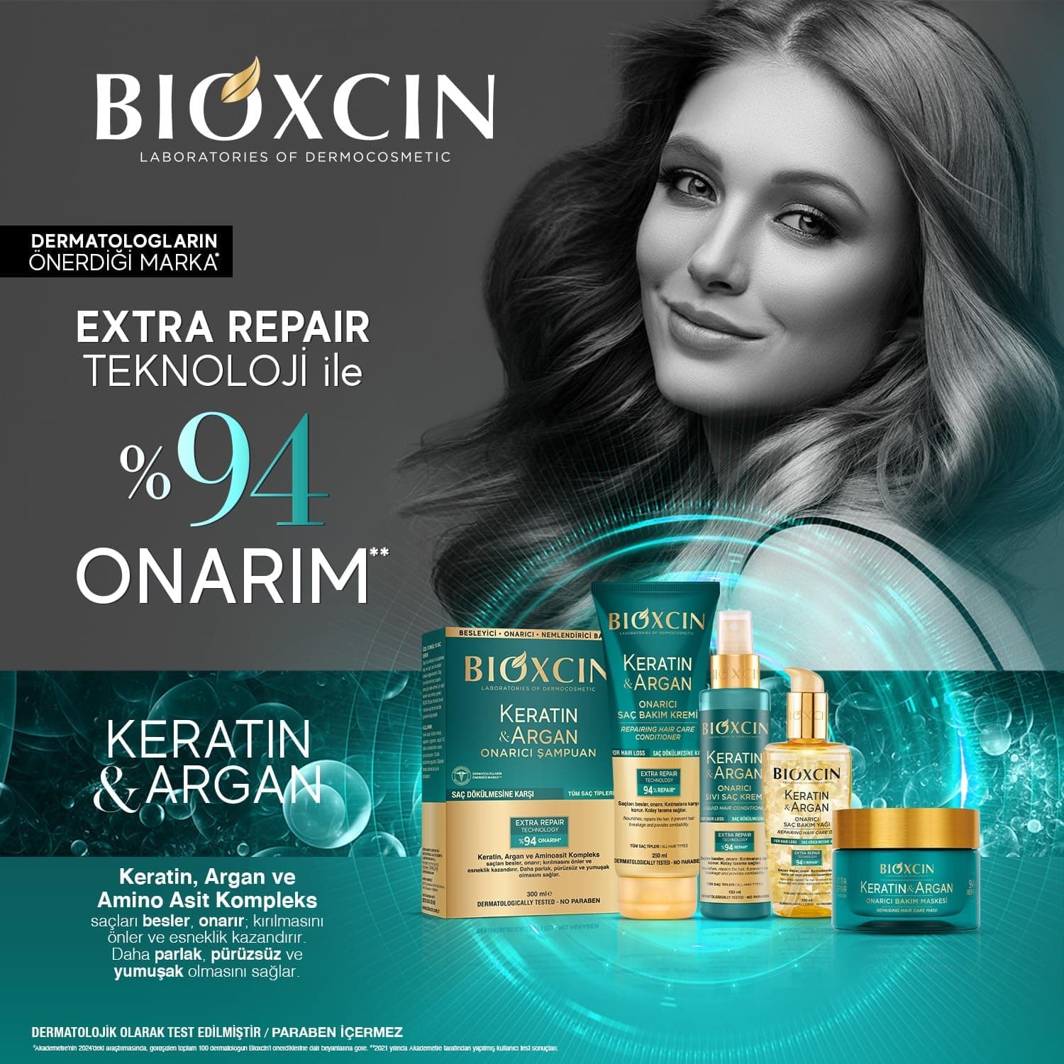 شامپو موهای آسیبدیده و حساس Bioxcin با Keratin و Argan 300 ml شامپو موهای آسیبدیده و حساس Bioxcin با Keratin و Argan 300 ml