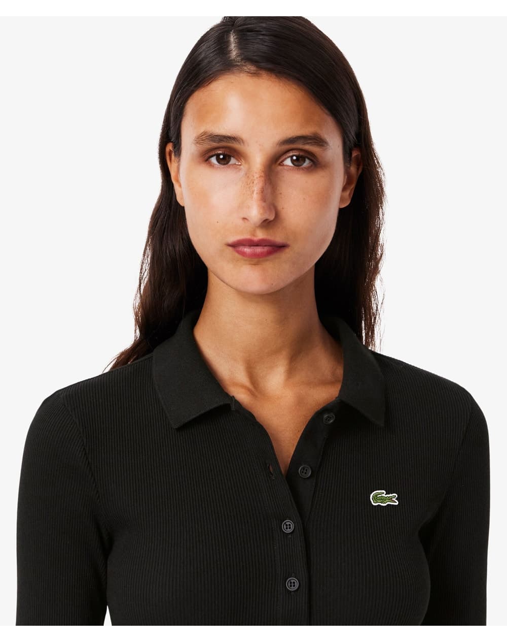 پولوشرت زنانه Lacoste فیت اسلیم آستین بلند نخ ارگانیک مشکی مدل L.12.D پولوشرت زنانه Lacoste فیت اسلیم آستین بلند نخ ارگانیک مشکی مدل L.12.D