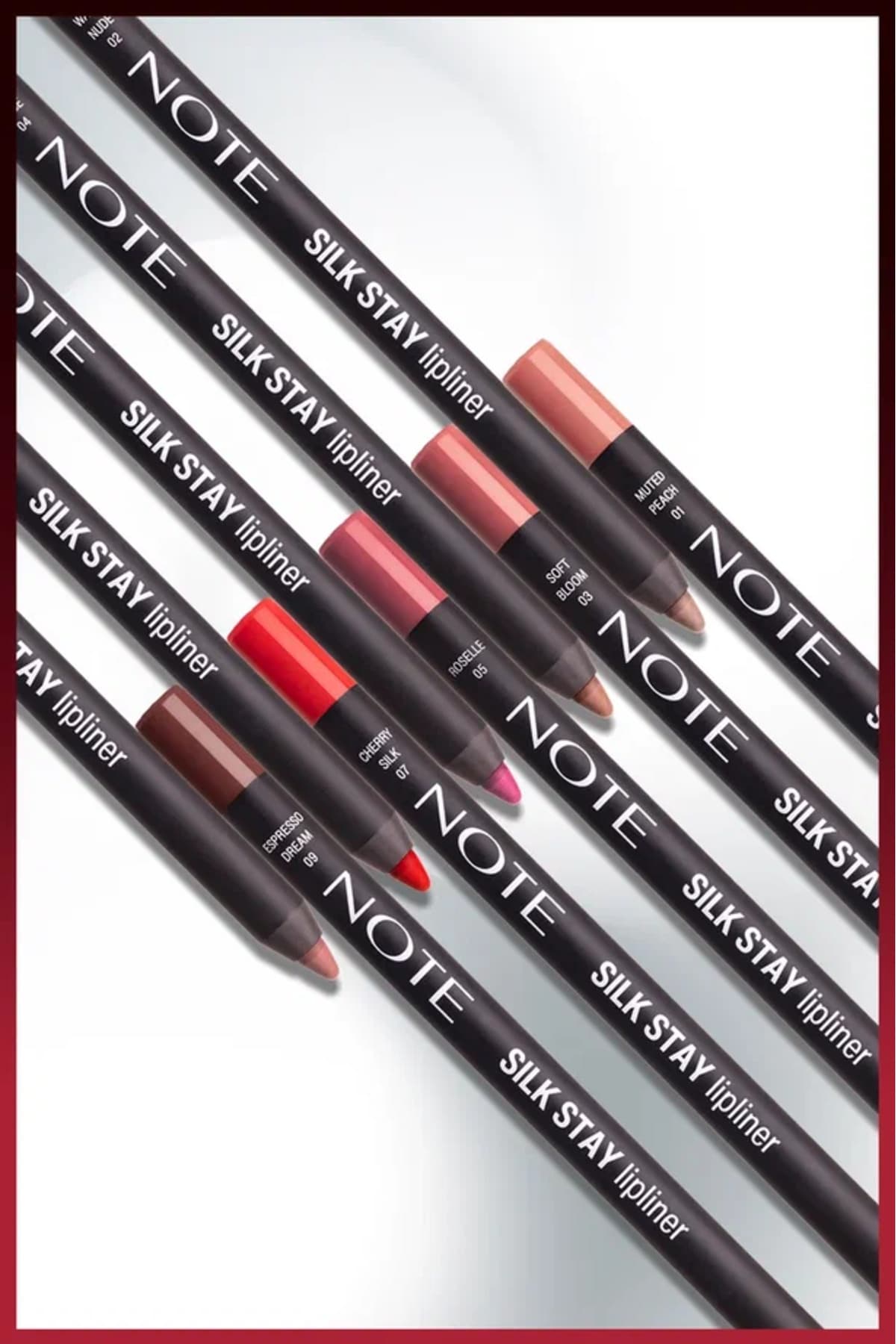 خط لب ابریشمی مقاوم در برابر آب Note Cosmetics مدل 03 Soft Bloom، نود خط لب ابریشمی مقاوم در برابر آب Note Cosmetics مدل 03 Soft Bloom، نود