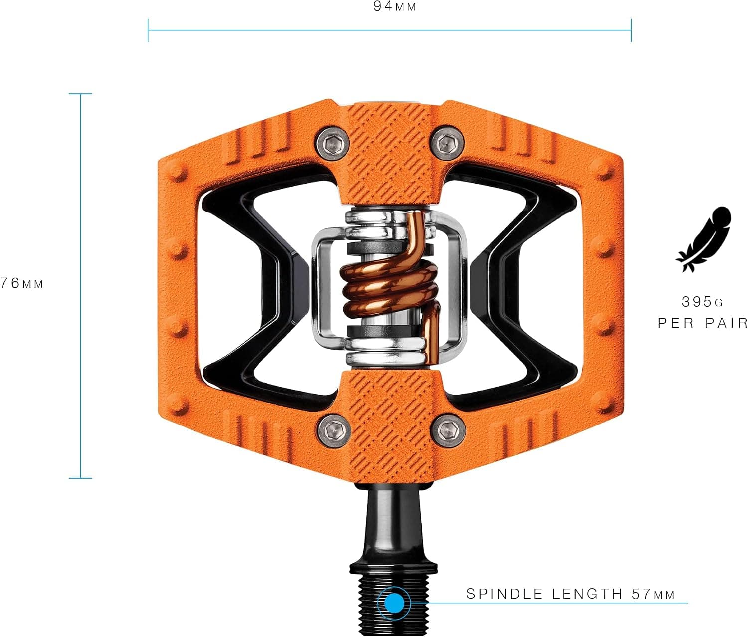 پدال Crankbrothers آبی مدل Doubleshot پدال Crankbrothers آبی مدل Doubleshot