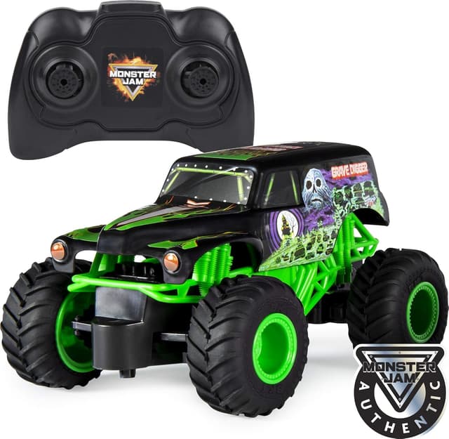 کامیون کنترلی Monster Jam Grave Digger با مقیاس 1:24 کامیون کنترلی Monster Jam Grave Digger با مقیاس 1:24