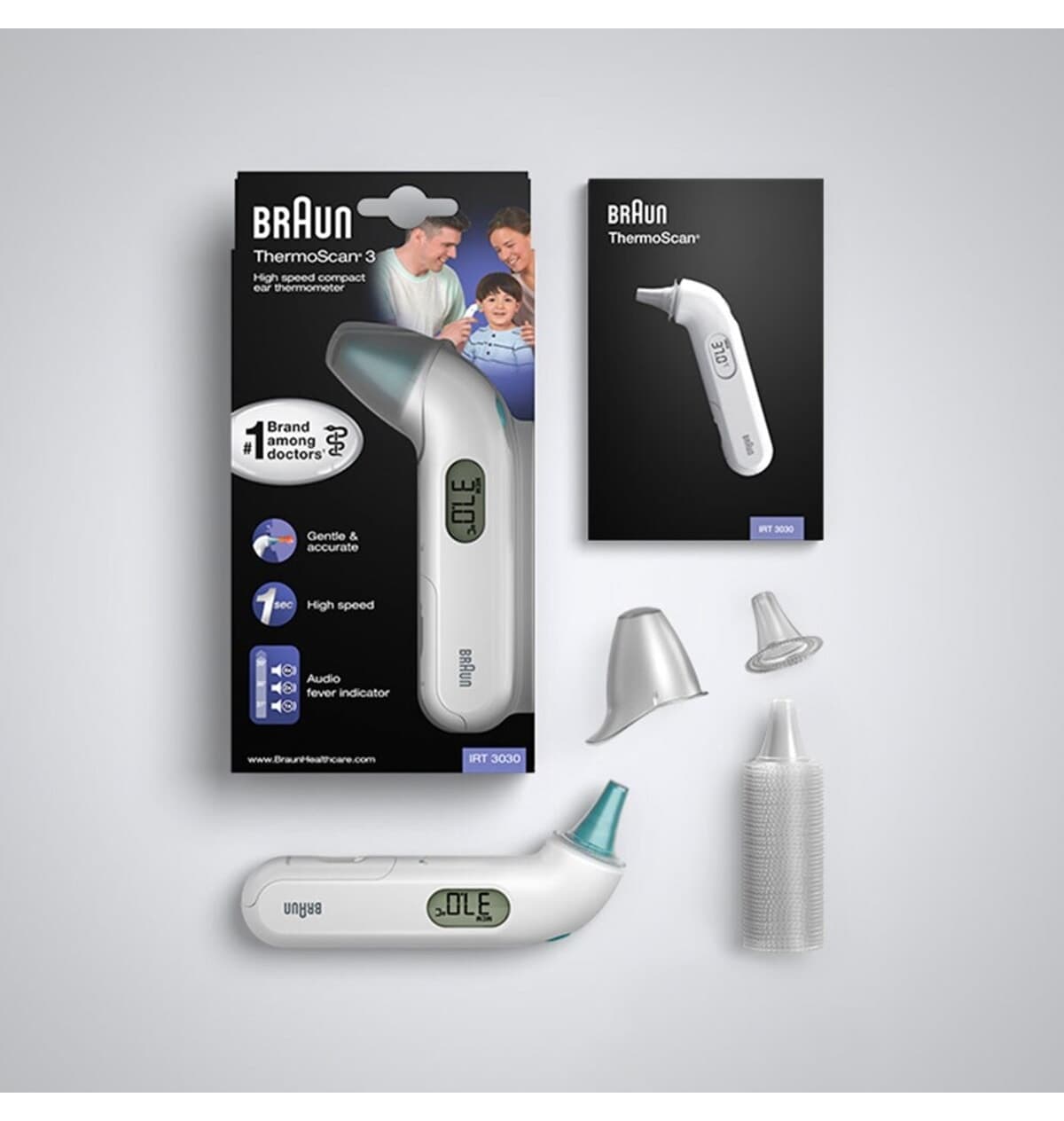 ترمومتر تب گوشی Braun Thermoscan مدل IRT-3030 ترمومتر تب گوشی Braun Thermoscan مدل IRT-3030