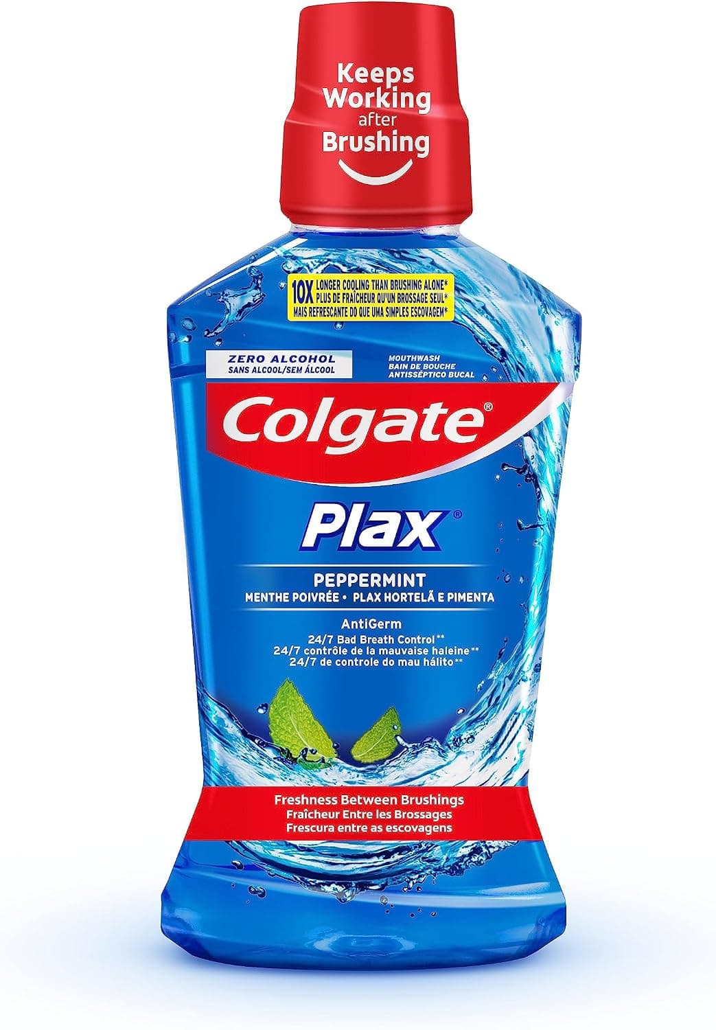 دهانشویه نعناع فلفلی Colgate Plax مدل 500 ml (Pack of 2) دهانشویه نعناع فلفلی Colgate Plax مدل 500 ml (Pack of 2)