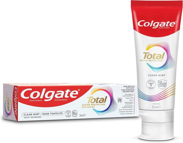 خمیردندان Colgate Total با محافظت فعال و پاککنندگی نعناع 75 ml خمیردندان Colgate Total با محافظت فعال و پاککنندگی نعناع 75 ml