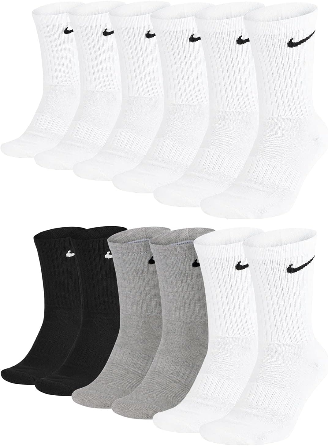 جوراب Nike بسته 3 تایی مدل V Cush Crew جوراب Nike بسته 3 تایی مدل V Cush Crew