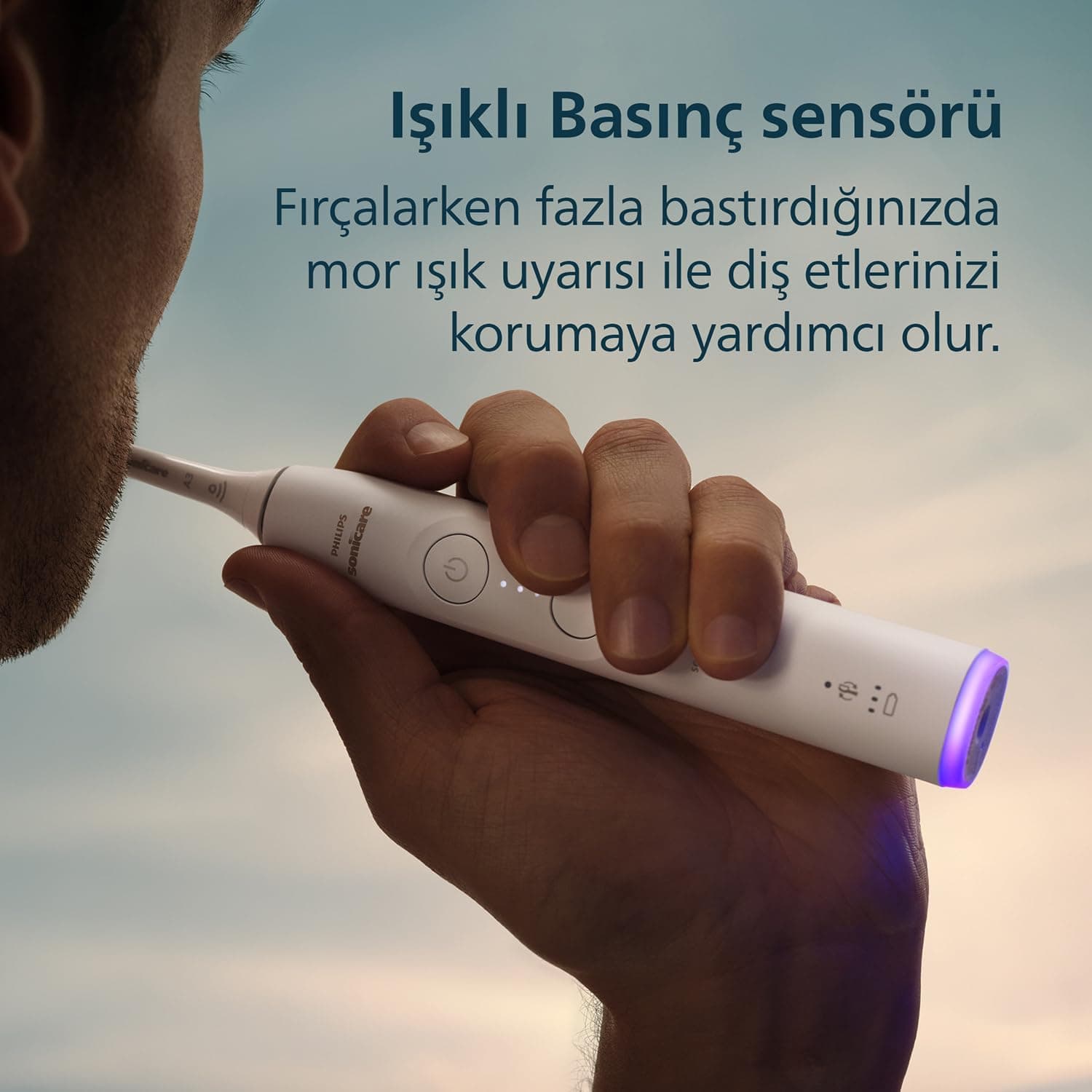مسواک برقی Philips Sonicare 6100 سفید مدل HX7400/06 مسواک برقی Philips Sonicare 6100 سفید مدل HX7400/06