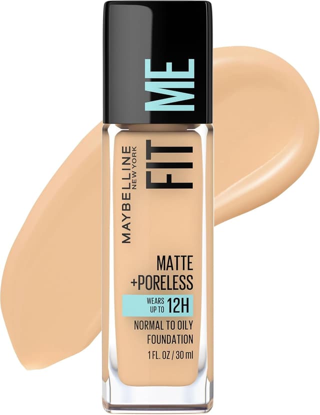 کرم پودر مایع Maybelline مدل Fit Me Matte + Poreless بدون روغن رنگ Warm Nude 30ml کرم پودر مایع Maybelline مدل Fit Me Matte + Poreless بدون روغن رنگ Warm Nude 30ml
