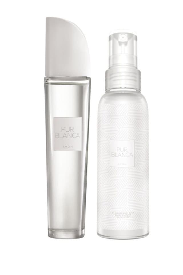 ست عطر و اسپری بدن زنانه Avon Pur Blanca ست عطر و اسپری بدن زنانه Avon Pur Blanca