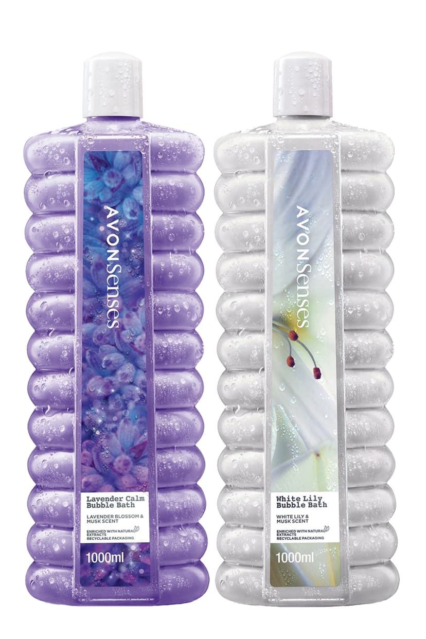بسته فوم حمام Avon با رایحه اسطوخودوس و سوسن بسته فوم حمام Avon با رایحه اسطوخودوس و سوسن