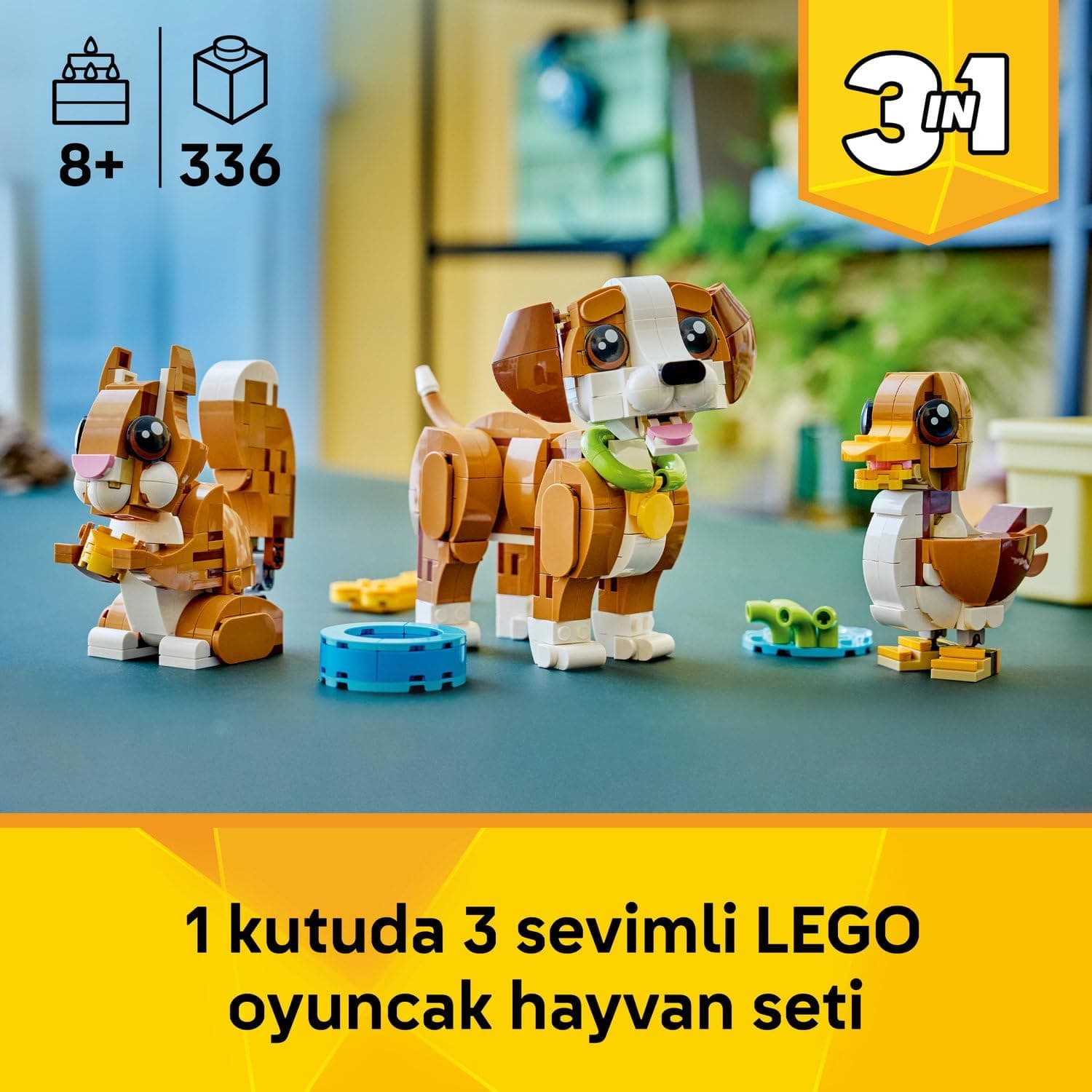 لگو Creator 3 در 1 حیوانات توله سگ بازیگوش مدل 31382 لگو Creator 3 در 1 حیوانات توله سگ بازیگوش مدل 31382