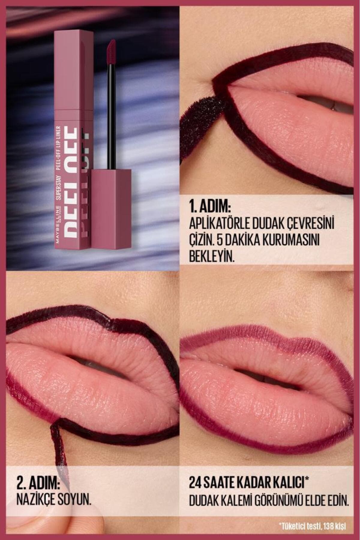 تینت لب پیلآف Maybelline New York ماندگار تا 24 ساعت مدل 04 Sunset تینت لب پیلآف Maybelline New York ماندگار تا 24 ساعت مدل 04 Sunset