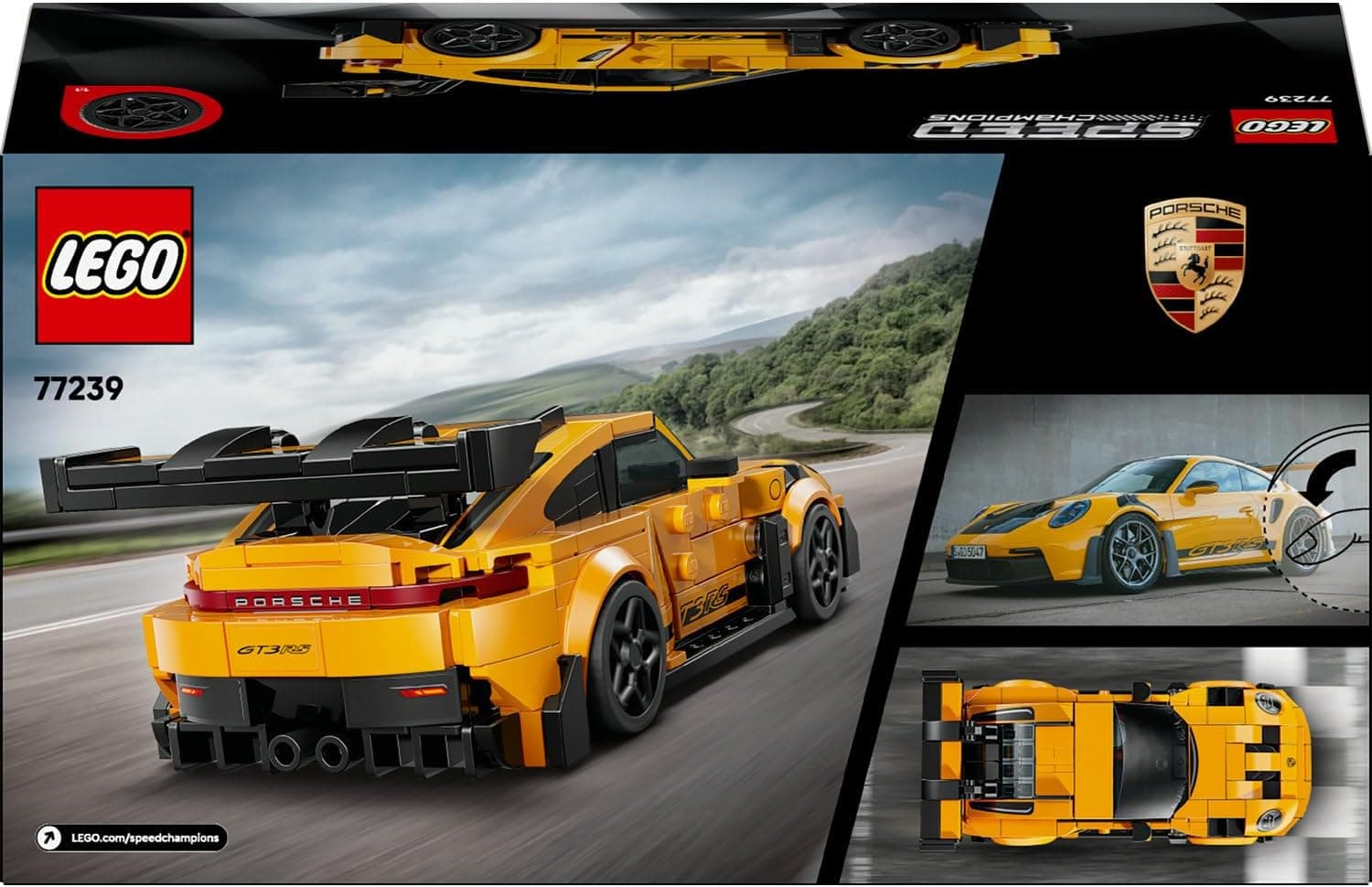 لگو Speed Champions Porsche خودروی سوپراسپرت 911 GT3 RS مدل 77239 لگو Speed Champions Porsche خودروی سوپراسپرت 911 GT3 RS مدل 77239