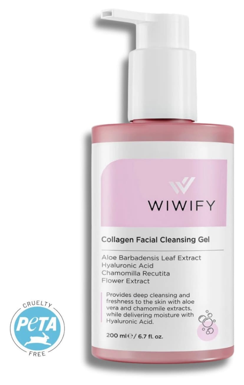 ژل پاککننده و تازهکننده صورت WIWIFY با عصاره آلوئهورا و بابونه و Hyaluronic Acid ژل پاککننده و تازهکننده صورت WIWIFY با عصاره آلوئهورا و بابونه و Hyaluronic Acid