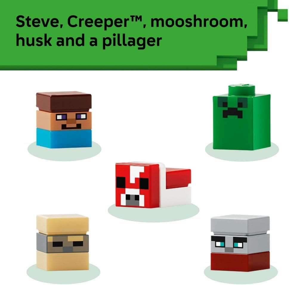 لگو مدل Minecraft Mini Biomes 21589 لگو مدل Minecraft Mini Biomes 21589