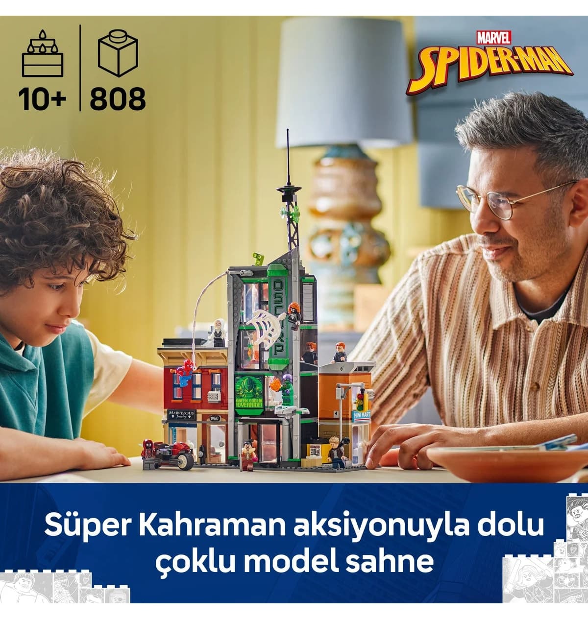 لگو Marvel مرد عنکبوتی علیه Oscorp 808 قطعه مدل 76324 لگو Marvel مرد عنکبوتی علیه Oscorp 808 قطعه مدل 76324