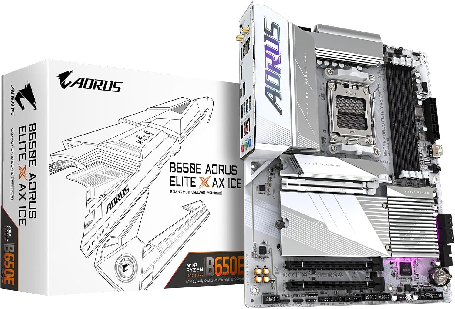 مادربرد Gigabyte مناسب پردازندههای AMD Ryzen 7000 مدل B650 EAGLE AX مادربرد Gigabyte مناسب پردازندههای AMD Ryzen 7000 مدل B650 EAGLE AX