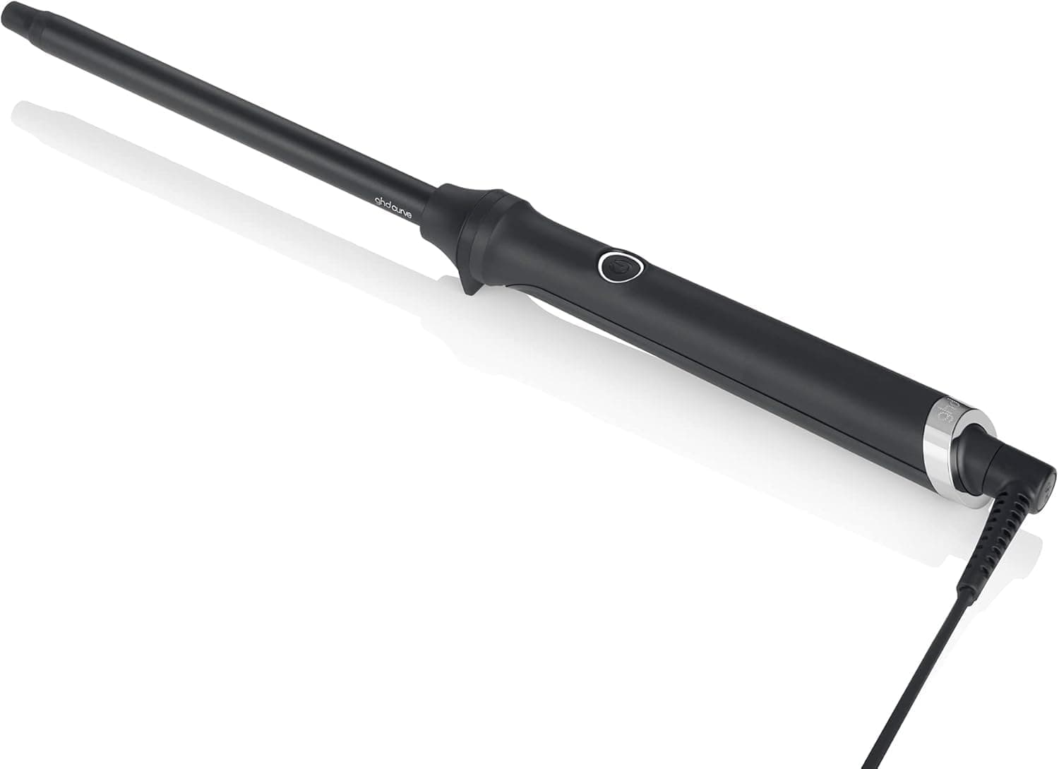 فرکننده موی حرفهای ghd مشکی باریک و مخروطی بدون گیره فرکننده موی حرفهای ghd مشکی باریک و مخروطی بدون گیره