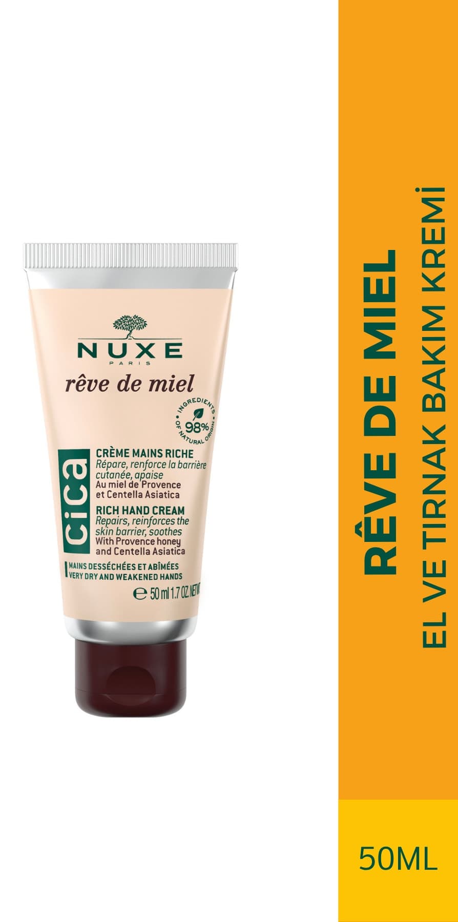 کرم مراقبت دست و ناخن Nuxe ترمیمکننده مغذی و محافظ کرم مراقبت دست و ناخن Nuxe ترمیمکننده مغذی و محافظ