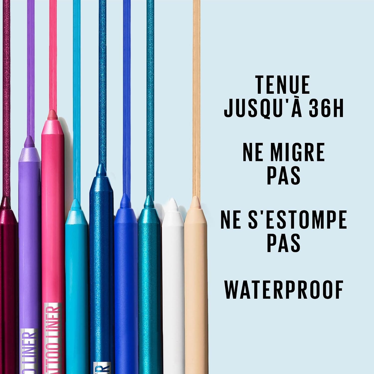 مداد ژلی چشم MAYBELLINE New York Tattoo Liner بنفش Purple Pop مداد ژلی چشم MAYBELLINE New York Tattoo Liner بنفش Purple Pop