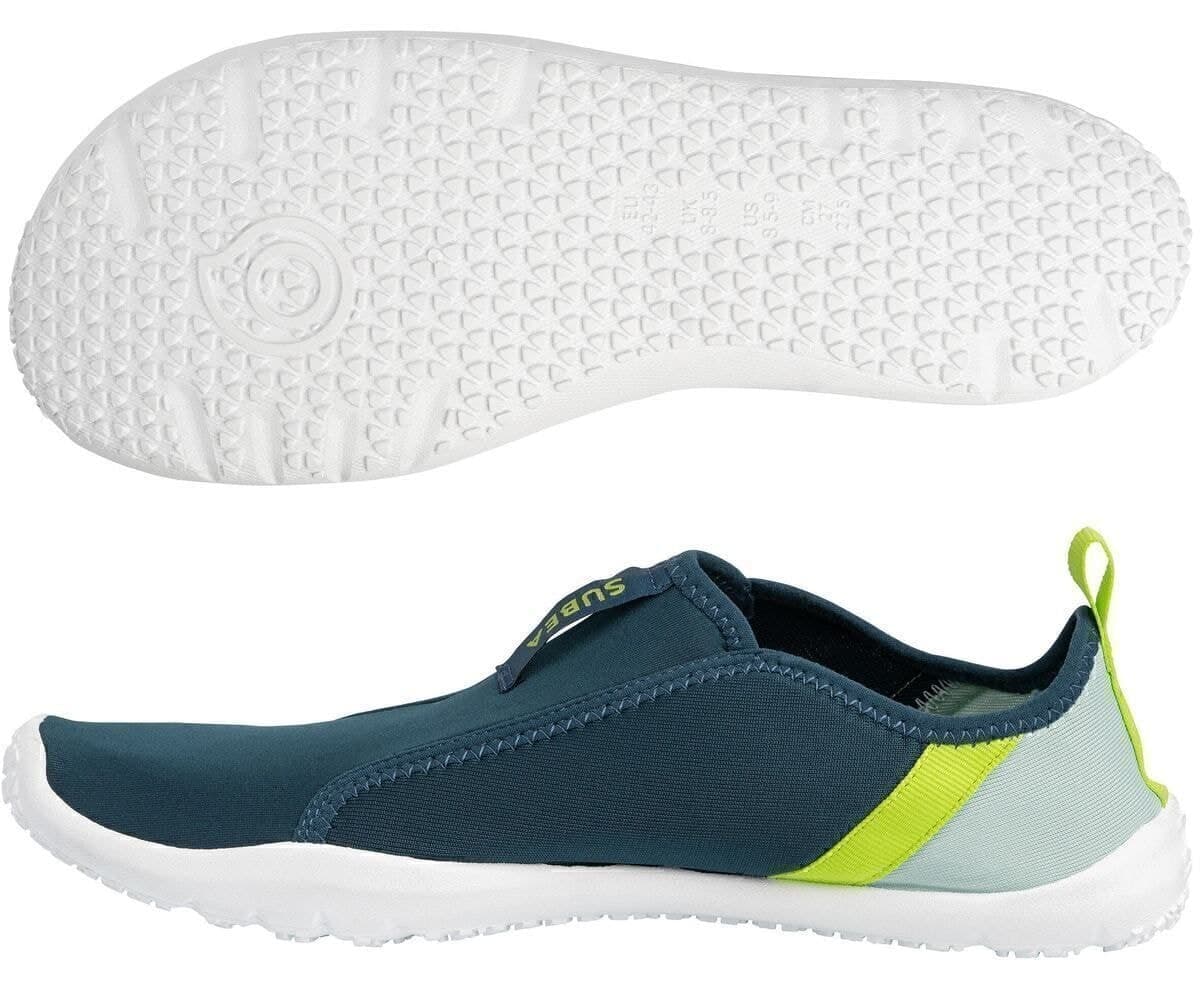 کفش دریایی زنانه Decathlon Subea سرمهای و زرد مدل Aquashoes 120 کفش دریایی زنانه Decathlon Subea سرمهای و زرد مدل Aquashoes 120