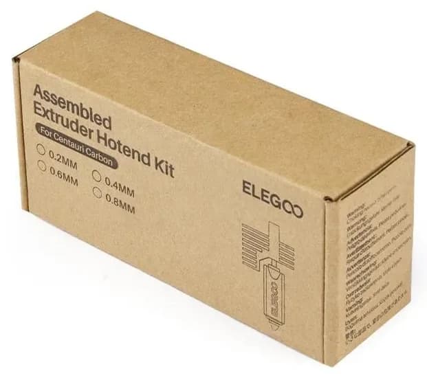 کیت هاتاند مونتاژشده ELEGOO با نازل برنجی سختشده 0.8mm مدل Centauri Carbon کیت هاتاند مونتاژشده ELEGOO با نازل برنجی سختشده 0.8mm مدل Centauri Carbon