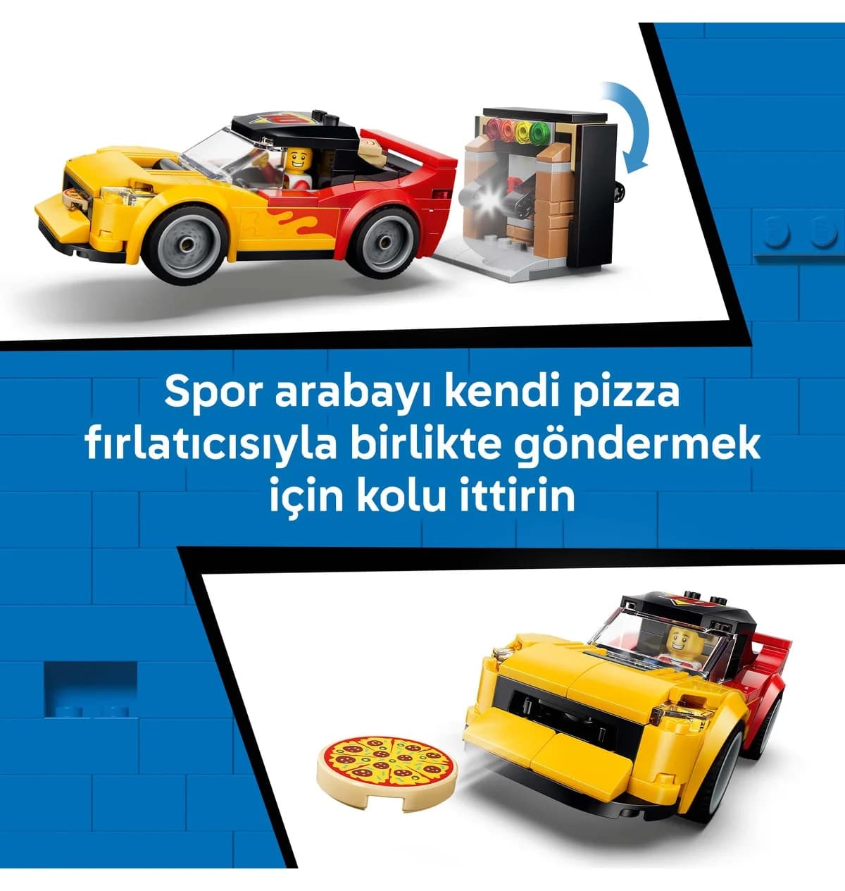 لگو City تحویل پیتزا با وسایل نقلیه مدل 60496 494 قطعه لگو City تحویل پیتزا با وسایل نقلیه مدل 60496 494 قطعه