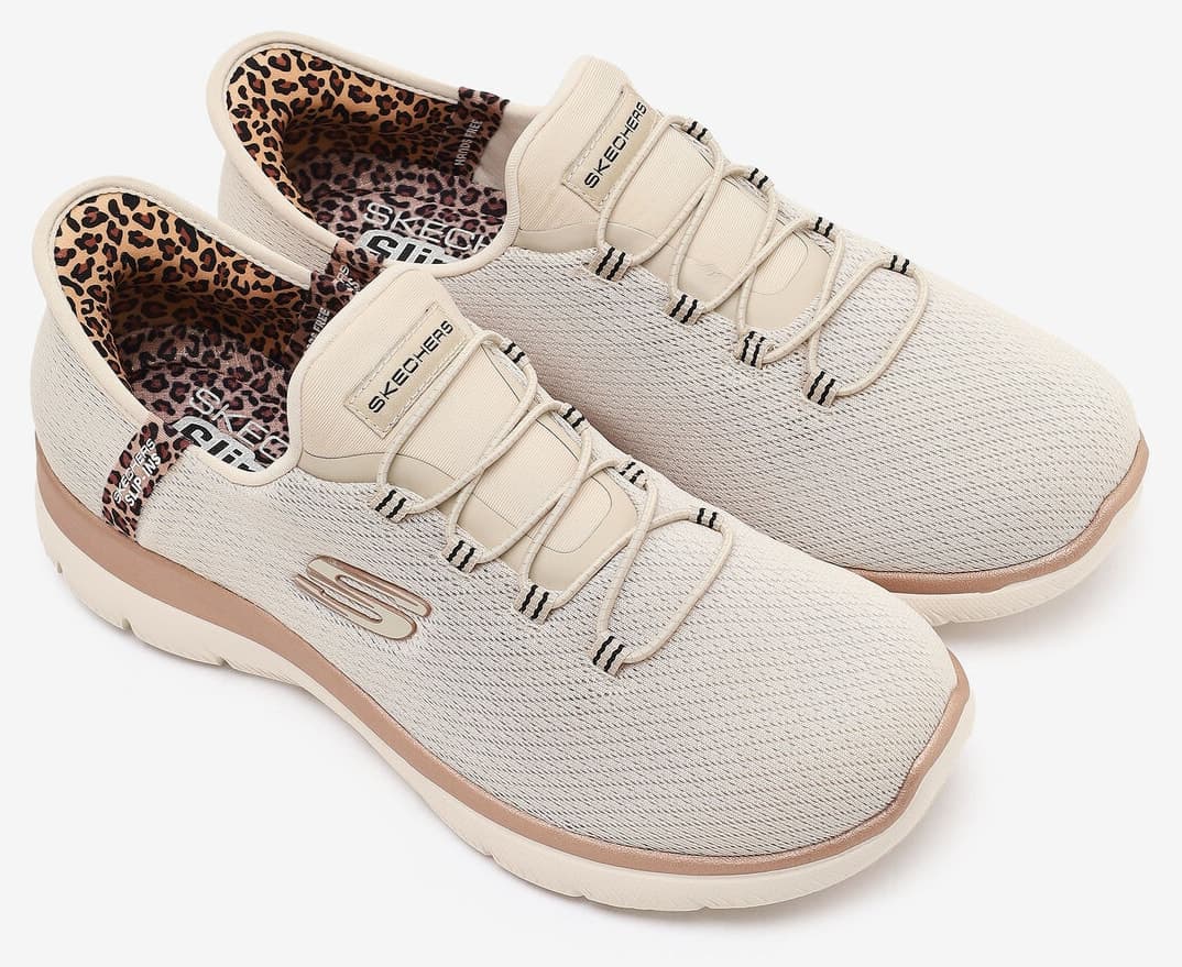 کفش ورزشی زنانه Skechers بژ SUMMITS LEOPARD CHIC مدل 150275TK NTMT کفش ورزشی زنانه Skechers بژ SUMMITS LEOPARD CHIC مدل 150275TK NTMT