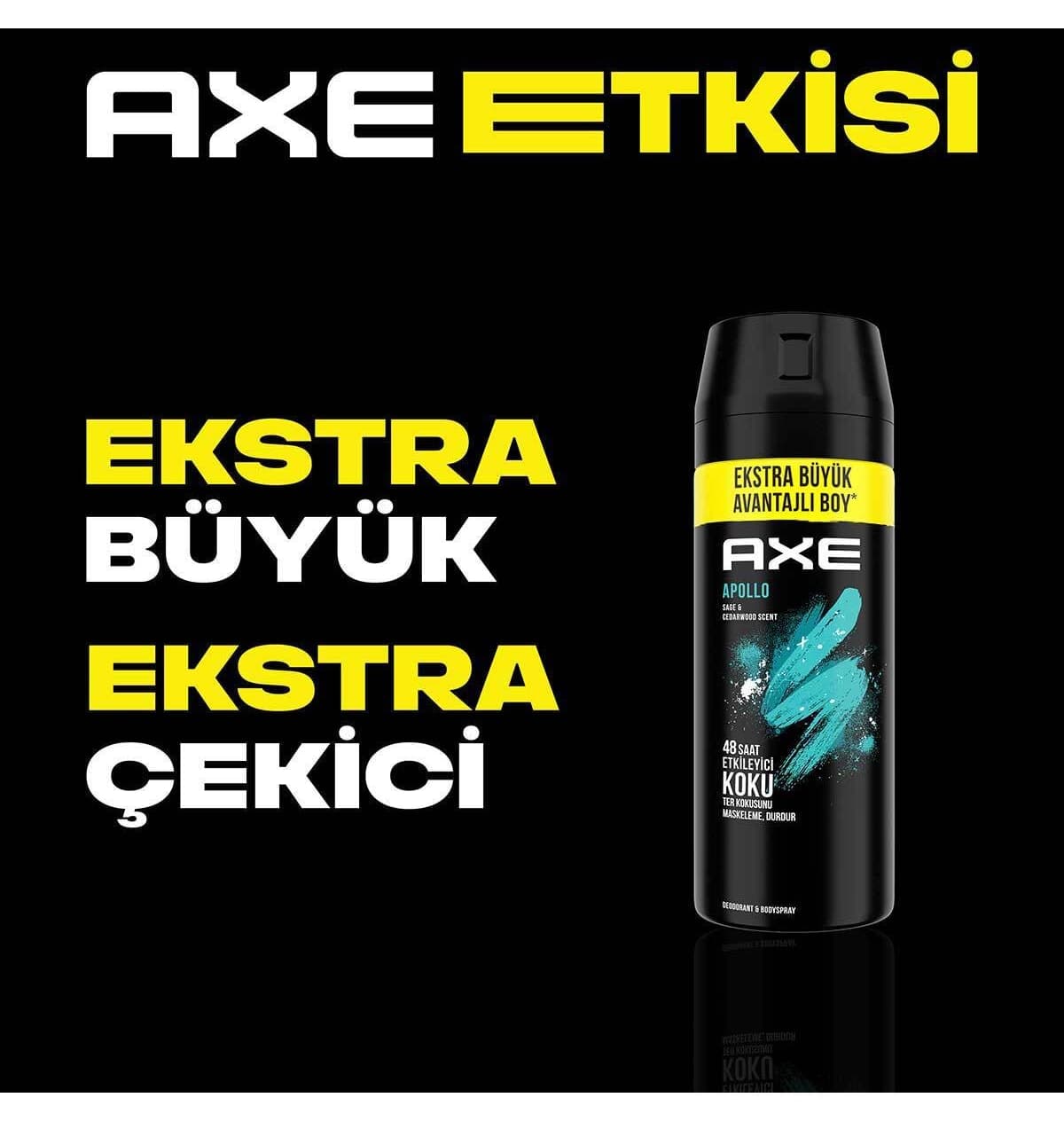 اسپری دئودورانت مردانه Axe با رایحه جذاب ۴۸ ساعته Apollo 200 ml x3 اسپری دئودورانت مردانه Axe با رایحه جذاب ۴۸ ساعته Apollo 200 ml x3