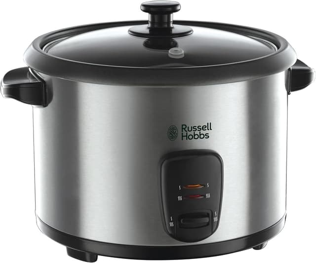 پلوپز Russell Hobbs با بخارپز ظرفیت 1.8 لیتر نقرهای مدل 19750 پلوپز Russell Hobbs با بخارپز ظرفیت 1.8 لیتر نقرهای مدل 19750