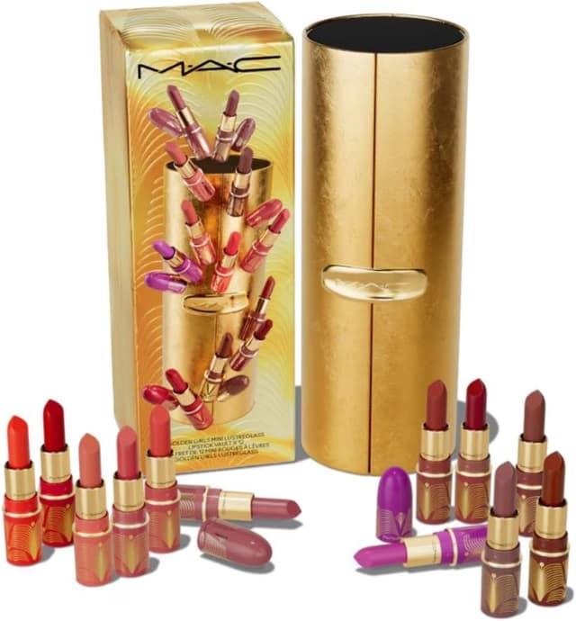 رژ لب دخترانه MAC مینیاتوری Lustreglass Golden Girls Vault X 12 - E رژ لب دخترانه MAC مینیاتوری Lustreglass Golden Girls Vault X 12 - E