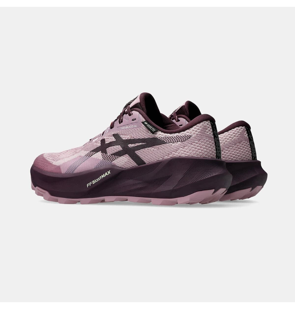کفش زنانه Asics دویدن در فضای باز TRABUCO 14 GTX مشکی/بنفش مدل 1012B936-500 کفش زنانه Asics دویدن در فضای باز TRABUCO 14 GTX مشکی/بنفش مدل 1012B936-500