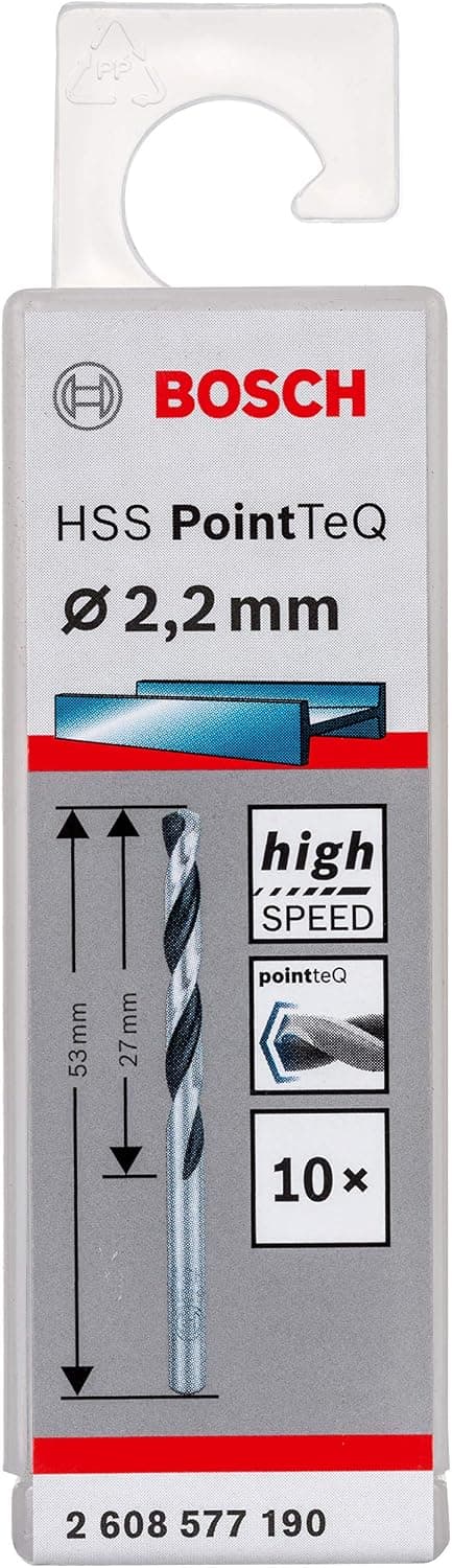 مته فلزی BOSCH اچاساس PointTeQ مطابق DIN 338 سایز 2,5 X 30 57 mm مدل 2608577193 مته فلزی BOSCH اچاساس PointTeQ مطابق DIN 338 سایز 2,5 X 30 57 mm مدل 2608577193