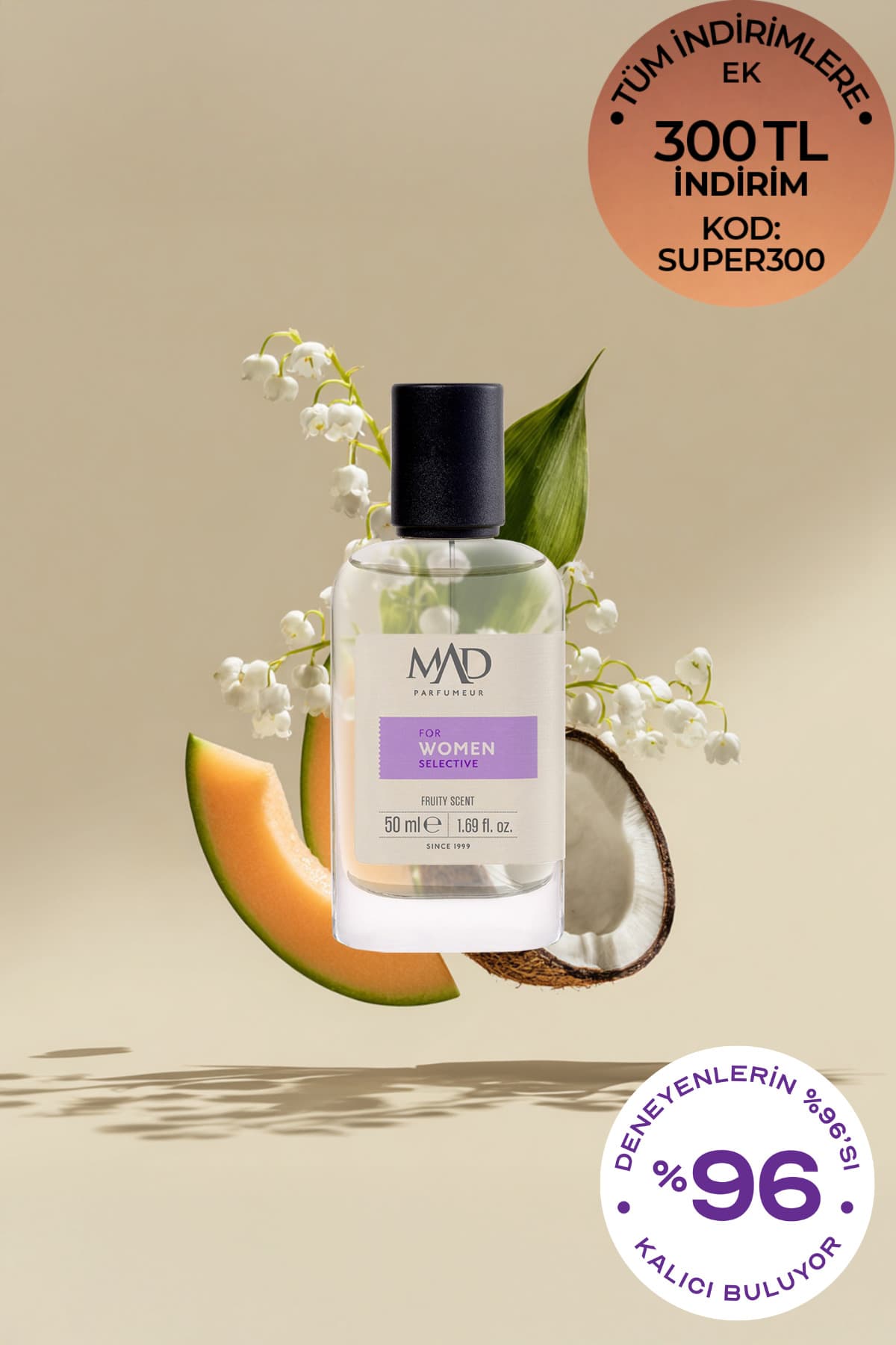 عطر زنانه Mad Parfüm Selective مدل V101 50 ml عطر زنانه Mad Parfüm Selective مدل V101 50 ml