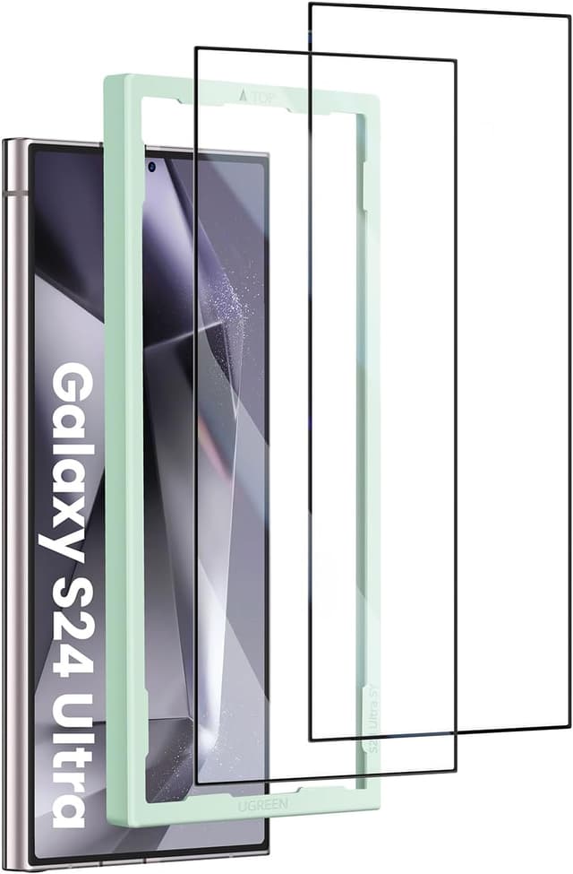 محافظ صفحه نمایش UGREEN مخصوص Samsung S24 Ultra 6.8 اینچ شفاف ضد ضربه بسته 2 عددی محافظ صفحه نمایش UGREEN مخصوص Samsung S24 Ultra 6.8 اینچ شفاف ضد ضربه بسته 2 عددی