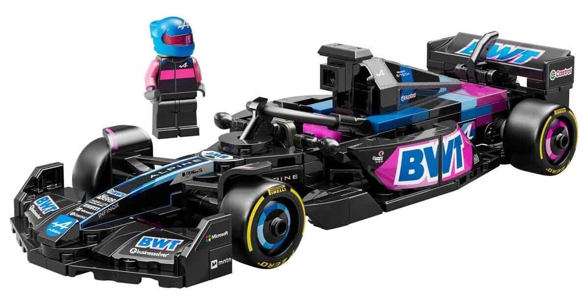 لگو Speed Champions BWT Alpine F1 Team ماشین مسابقه مدل A524 77248 لگو Speed Champions BWT Alpine F1 Team ماشین مسابقه مدل A524 77248