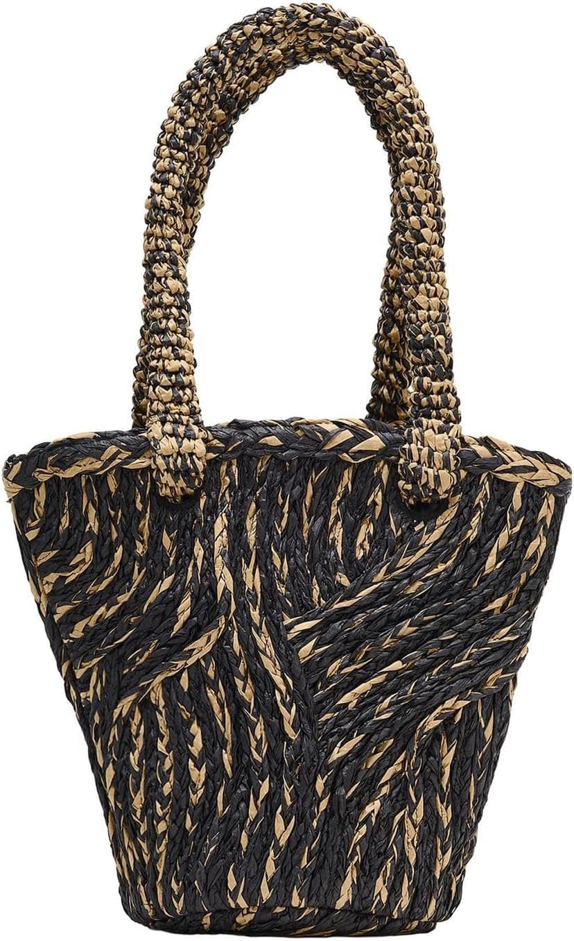 کیف توت زنانه Zara بدنه بافت چندرنگ سایز استاندارد کیف توت زنانه Zara بدنه بافت چندرنگ سایز استاندارد
