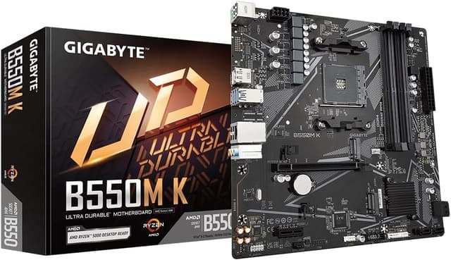 مادربرد GIGABYTE سوکت AMD AM4 فرم فاکتور mATX مدل B550M K مادربرد GIGABYTE سوکت AMD AM4 فرم فاکتور mATX مدل B550M K