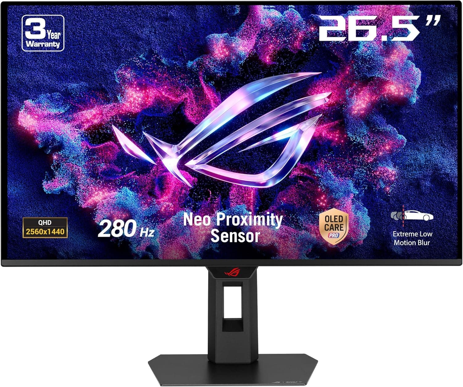 مانیتور گیمینگ ASUS ROG Strix OLED 280 Hz مشکی مدل XG27ACDMS مانیتور گیمینگ ASUS ROG Strix OLED 280 Hz مشکی مدل XG27ACDMS