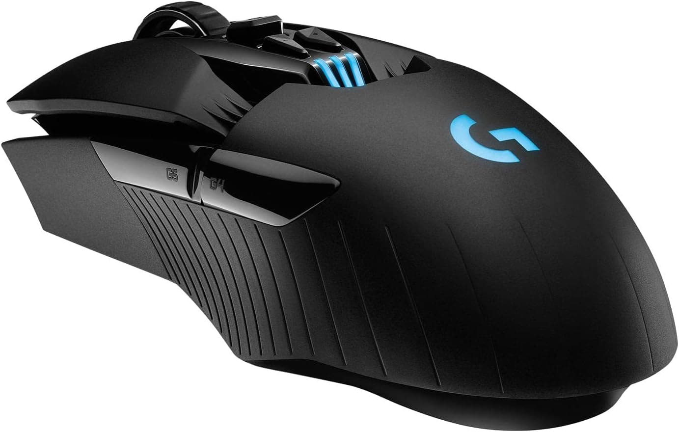 ماوس گیمینگ بیسیم Logitech G مدل G903 LIGHTSPEED، حسگر HERO 25.600 DPI، RGB LIGHTSYNC، دوطرفه، وزن قابل تنظیم، باتری 140 ساعته، مشکی ماوس گیمینگ بیسیم Logitech G مدل G903 LIGHTSPEED، حسگر HERO 25.600 DPI، RGB LIGHTSYNC، دوطرفه، وزن قابل تنظیم، باتری 140 ساعته، مشکی