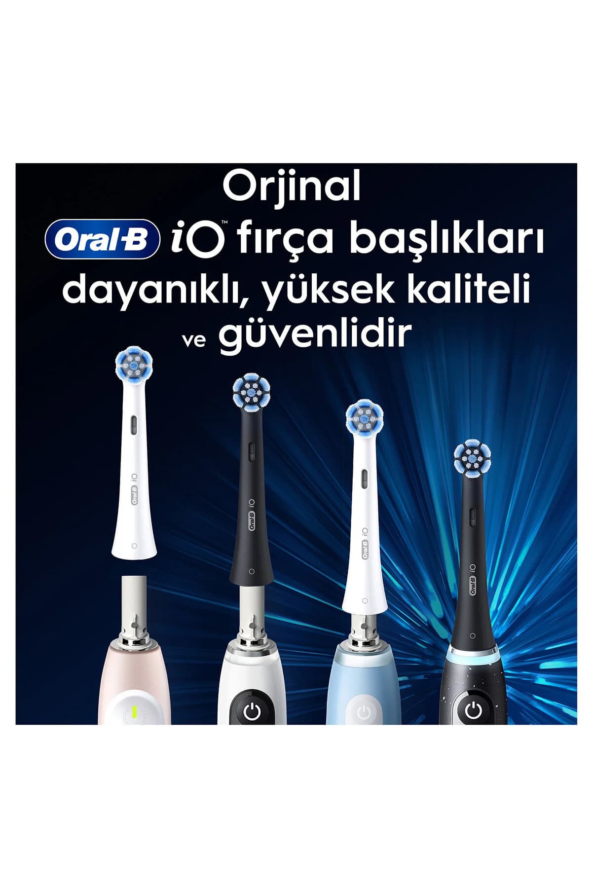 مسواک برقی/شارژی صورتی رز Oral-B مدل iO9 با 4 سری یدک مسواک برقی/شارژی صورتی رز Oral-B مدل iO9 با 4 سری یدک
