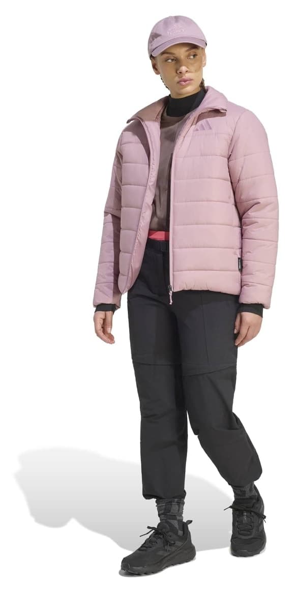 کاپشن زنانه adidas Essentials پفی صورتی مدل KX8772-K کاپشن زنانه adidas Essentials پفی صورتی مدل KX8772-K