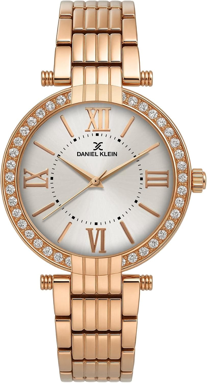 ساعت مچی زنانه Daniel Klein آنالوگ با صفحه نقرهای مدل DK11138-2 ساعت مچی زنانه Daniel Klein آنالوگ با صفحه نقرهای مدل DK11138-2