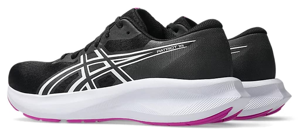 کفش دویدن یونیسکس Asics Patriot 14 مشکی مدل 1012B836-005 کفش دویدن یونیسکس Asics Patriot 14 مشکی مدل 1012B836-005