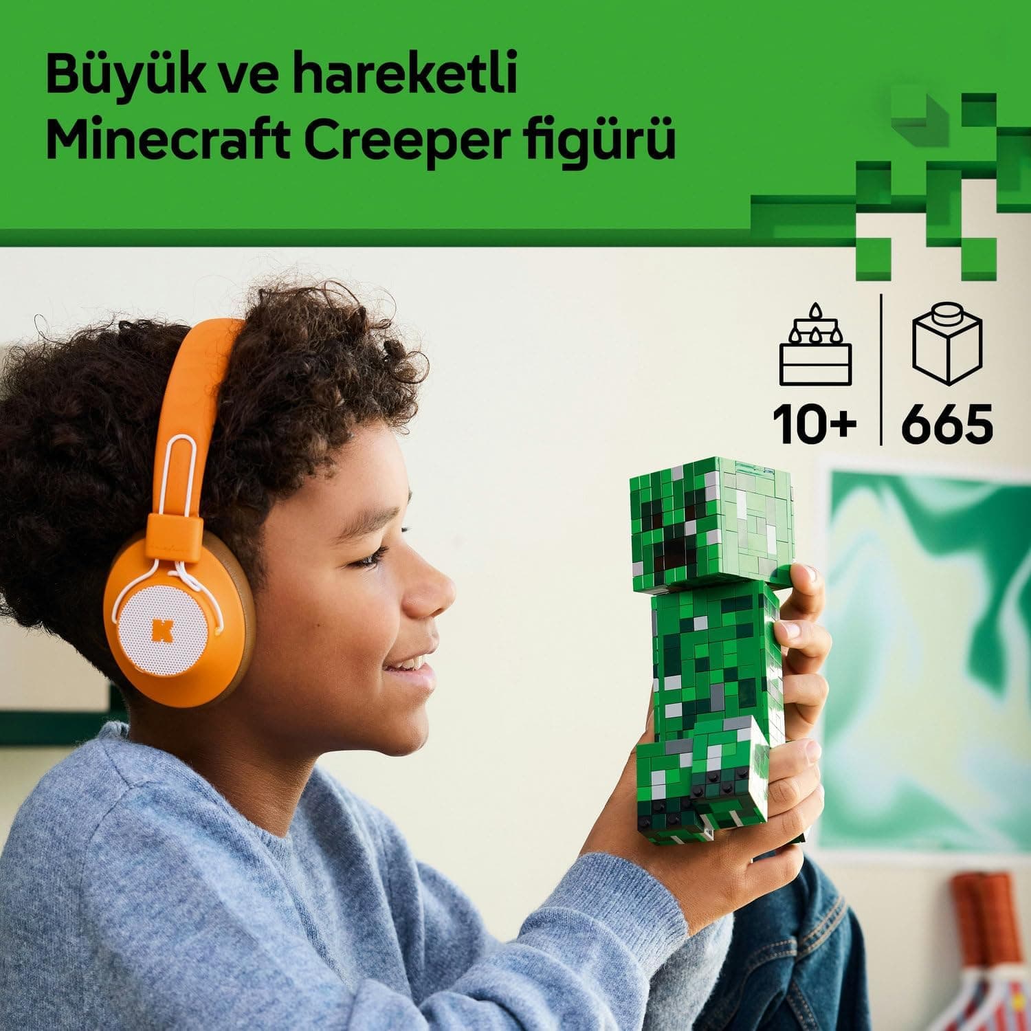 لگو سری Minecraft مدل Creeper 21276 لگو سری Minecraft مدل Creeper 21276